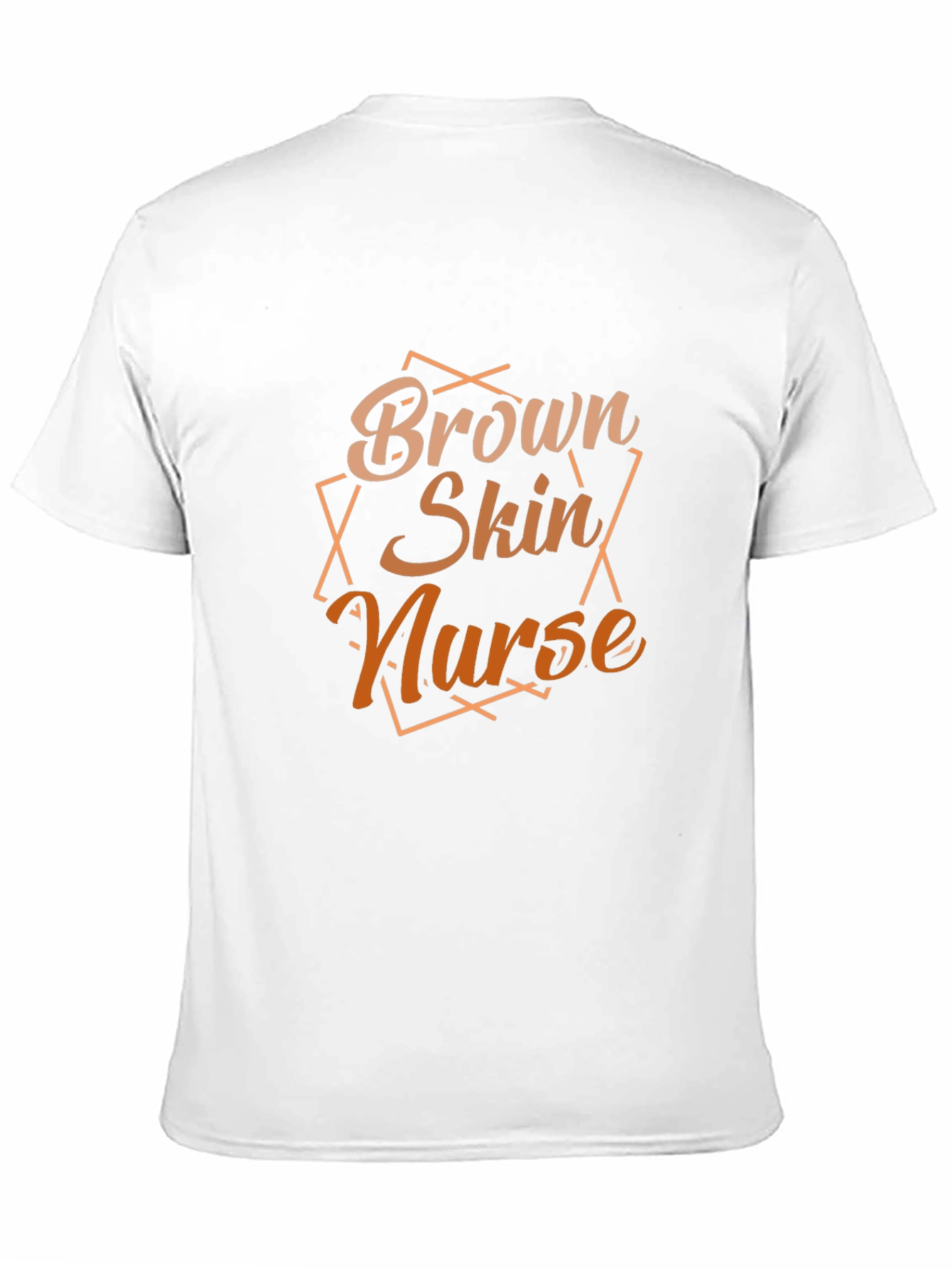 Brown Skin Nurse Graphic T-Shirt