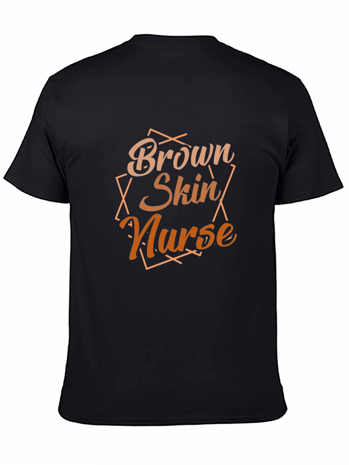 Brown Skin Nurse Graphic T-Shirt