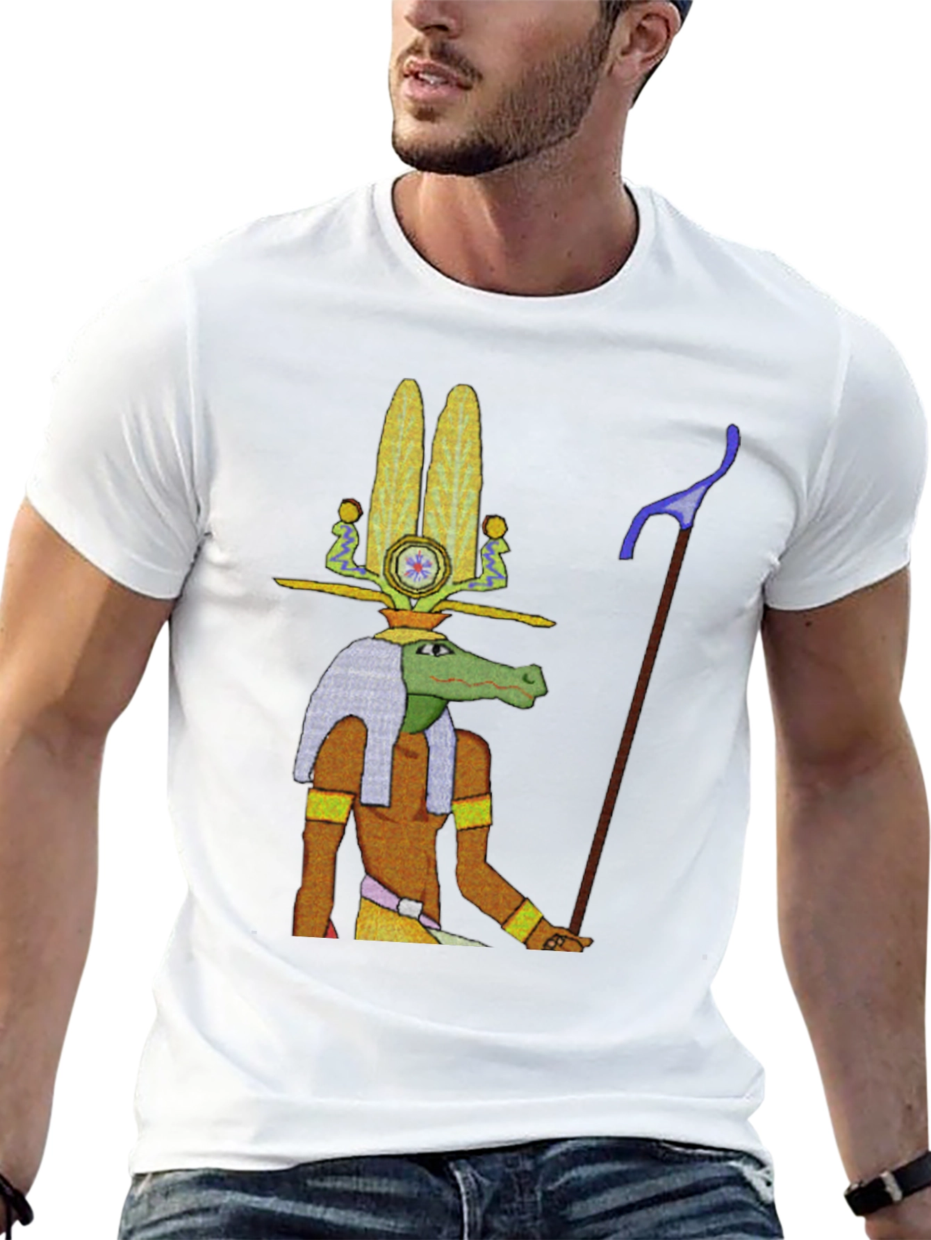 Sobek Egyptian God Graphic T-Shirt