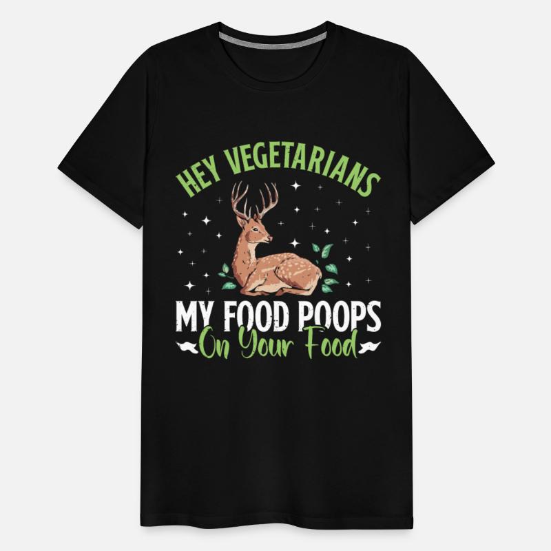 VEGETARIANS! MY FOOD POOPS ON YOUR FOOD Funny