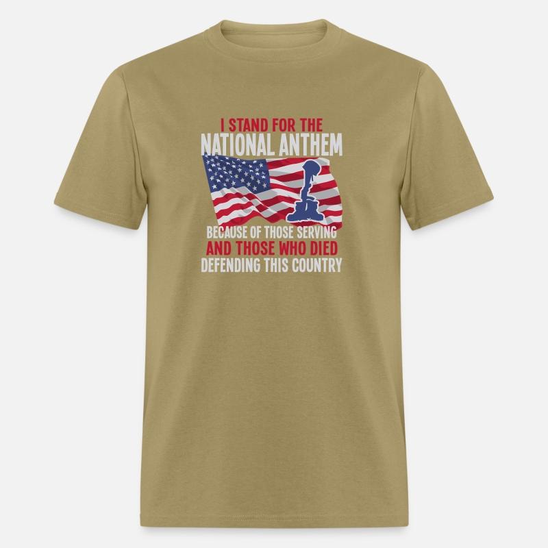 Veteran I Stand For The Anthem Usa