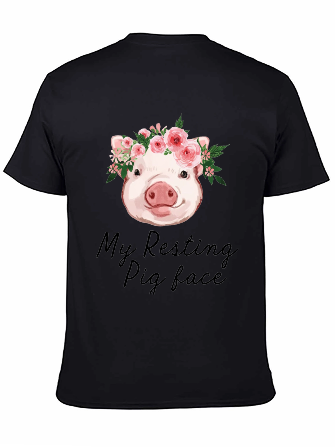 Resting Pig Face Graphic Tee