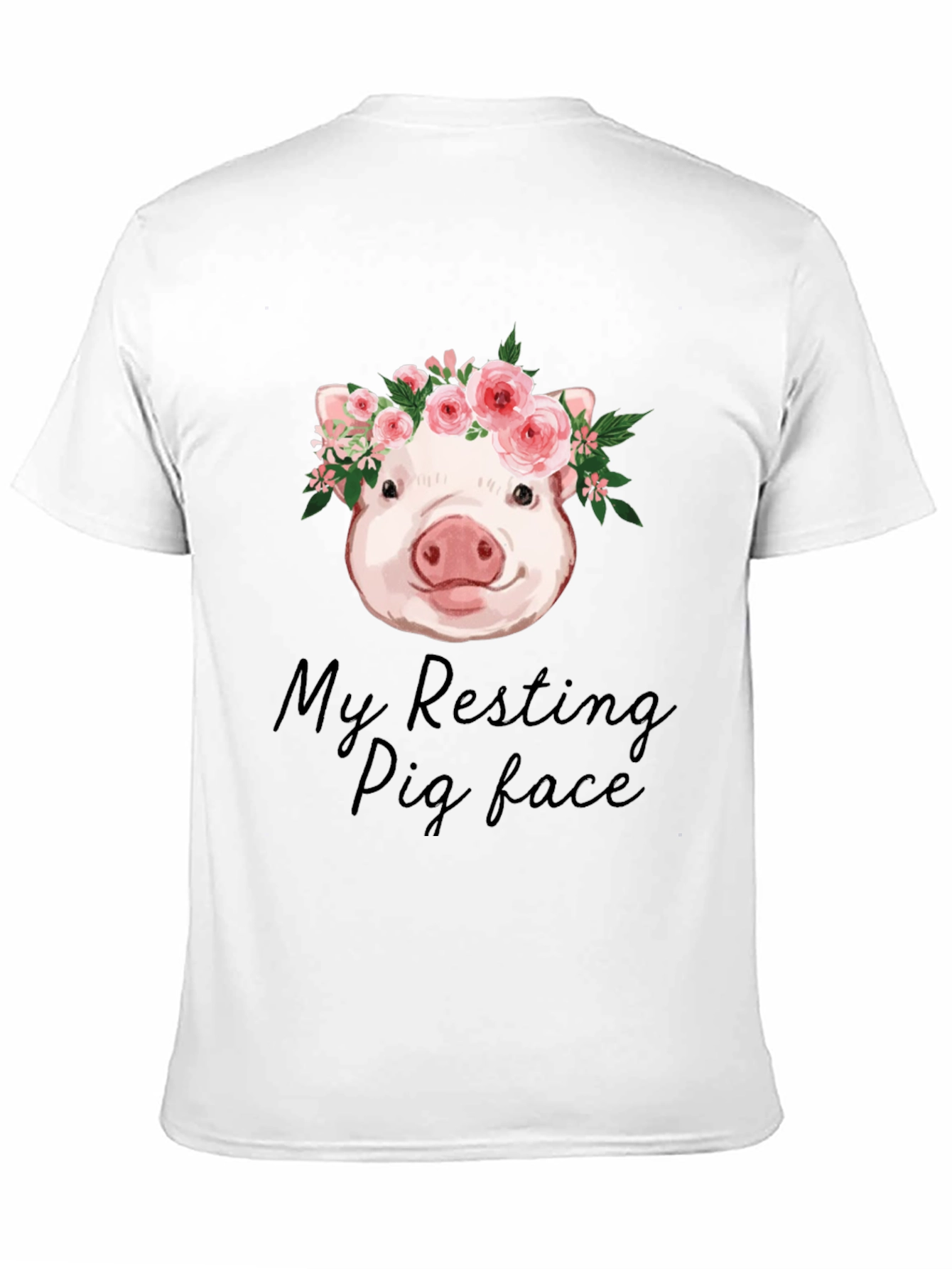 Resting Pig Face Graphic Tee