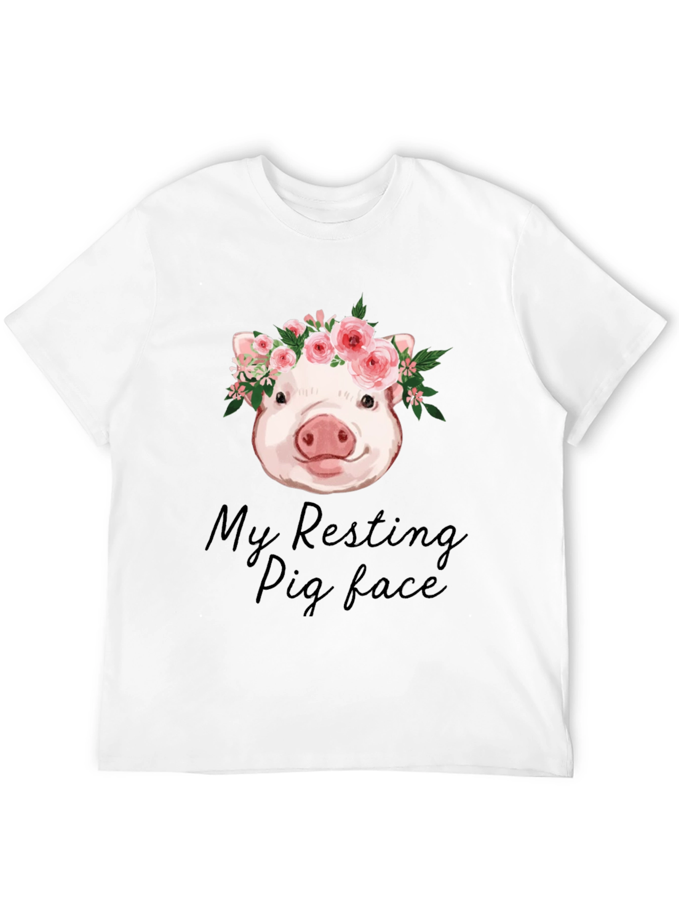 Resting Pig Face Graphic Tee