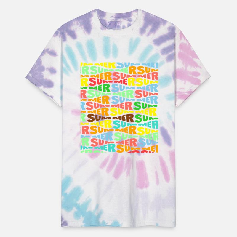 Vibrant Summer Typography Pattern