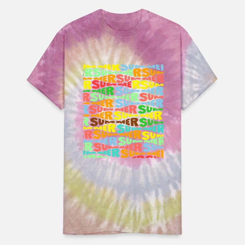 Vibrant Summer Typography Pattern