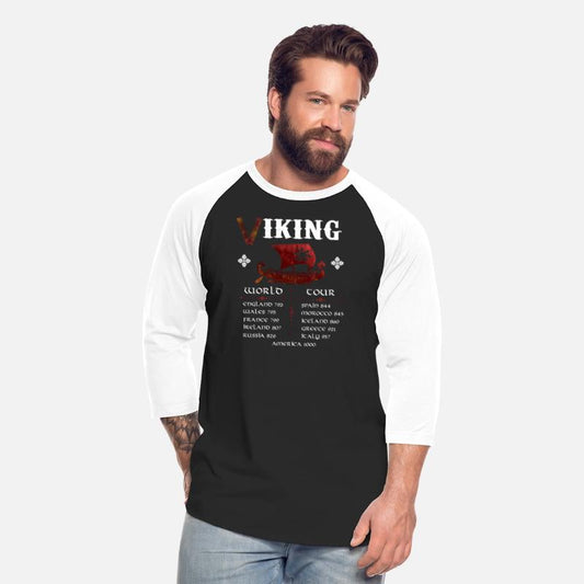 Vikings Dragon Ship VEGVISIR Runes T-Shirt