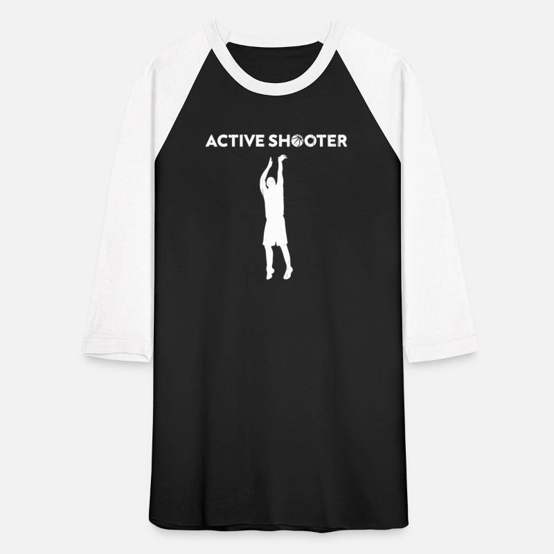Vintage Baetball Player Active Shooter