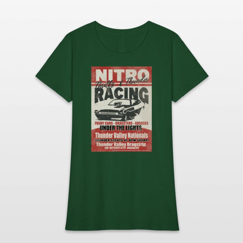 Vintage Hot Rod Classic Funny Drag Racing Poster