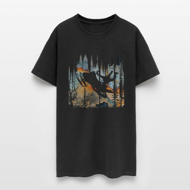 Vintage Snowmobile Ride Retro Snowmobiling Lover