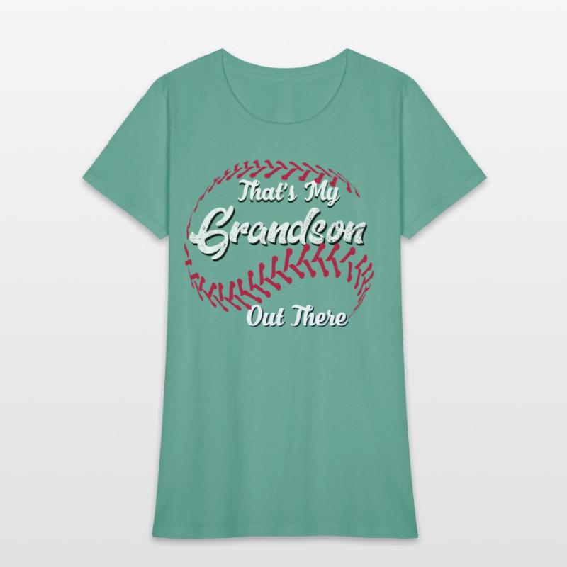 Vintage That's My Grandson Out There Baseball