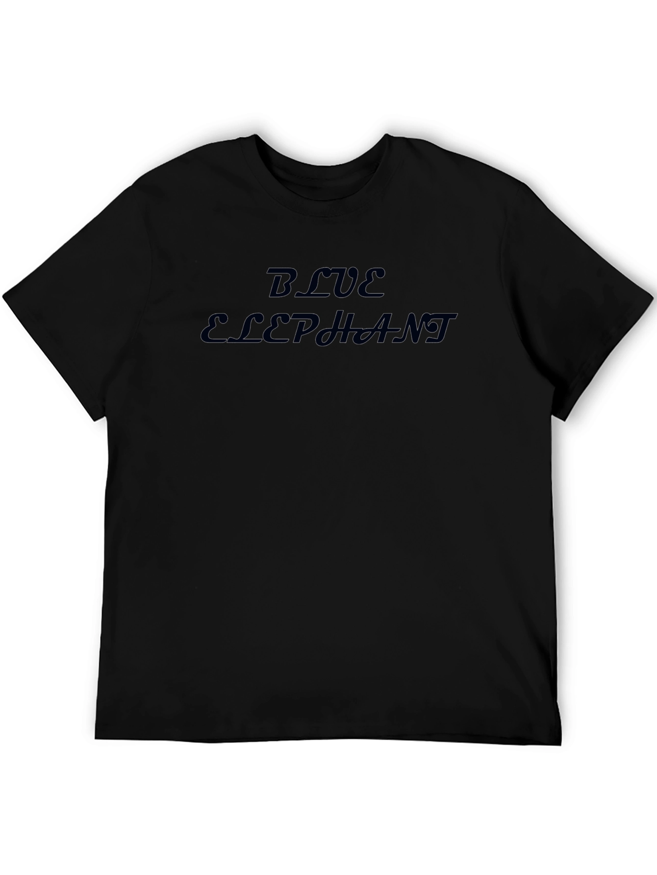 Blue Elephant Graphic Tee - Casual Comfort