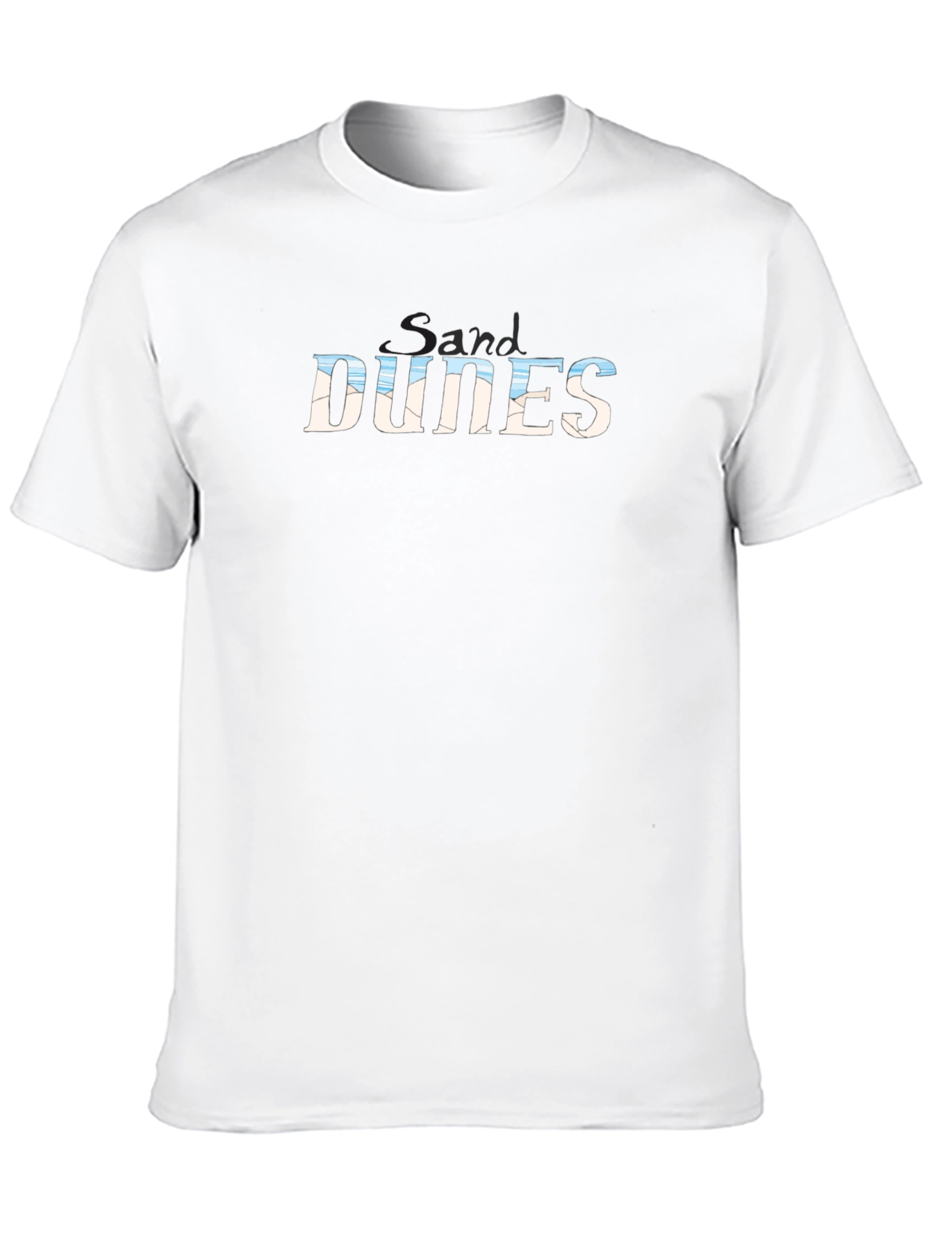 Sand Dunes Graphic T-Shirt - Black
