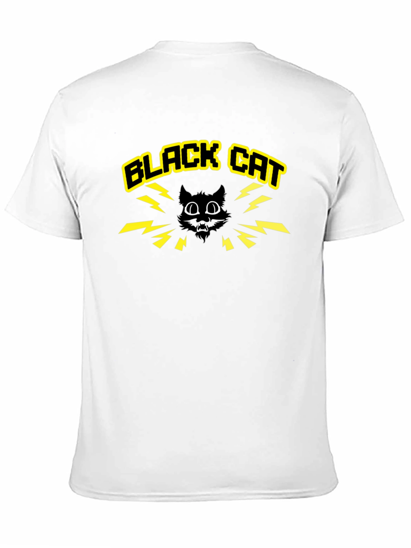 Black Cat Graphic Tee - Bold Style