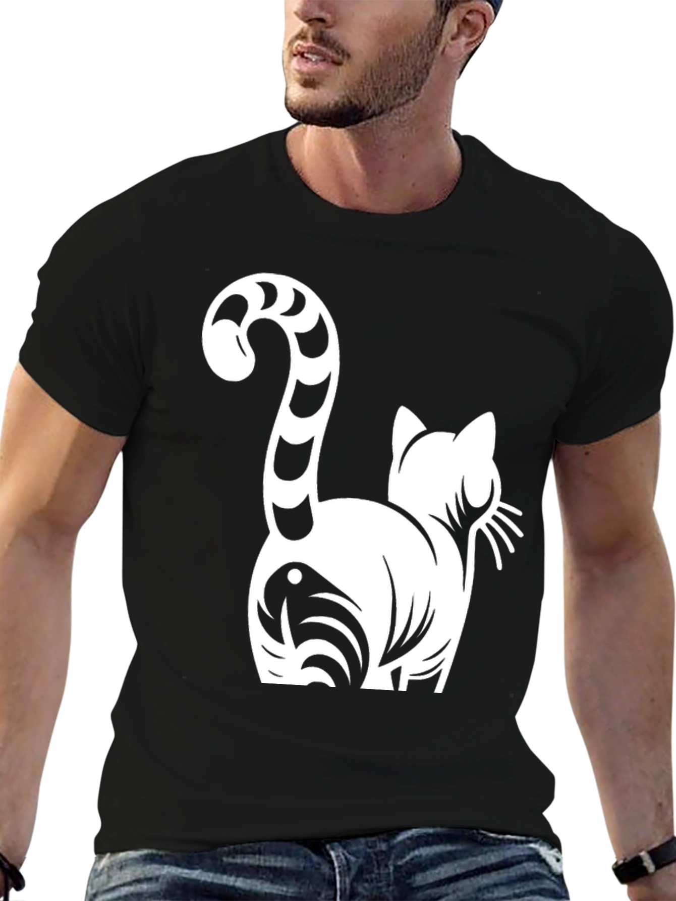 Cool Cat Graphic T-Shirt
