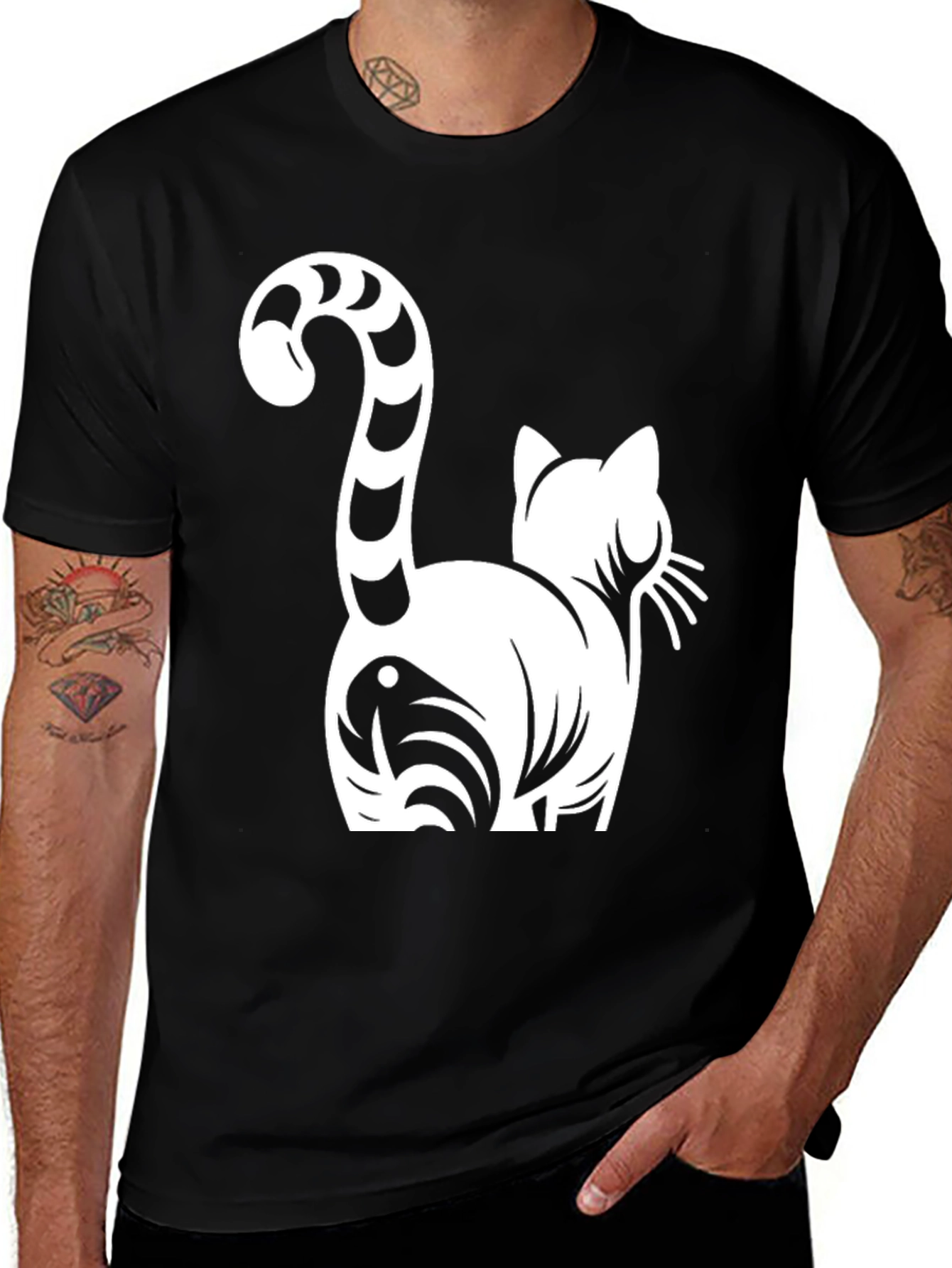 Cool Cat Graphic T-Shirt