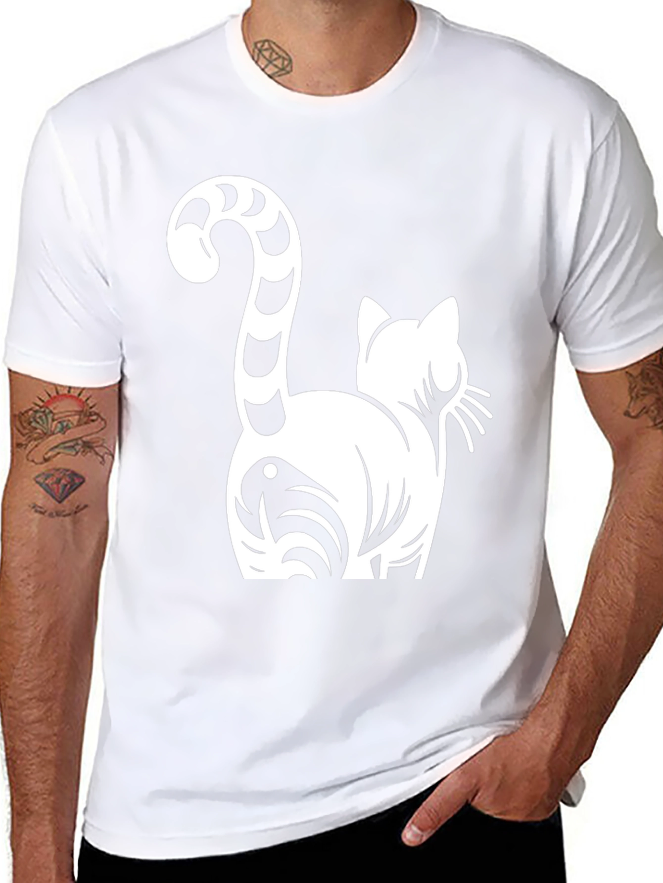 Cool Cat Graphic T-Shirt