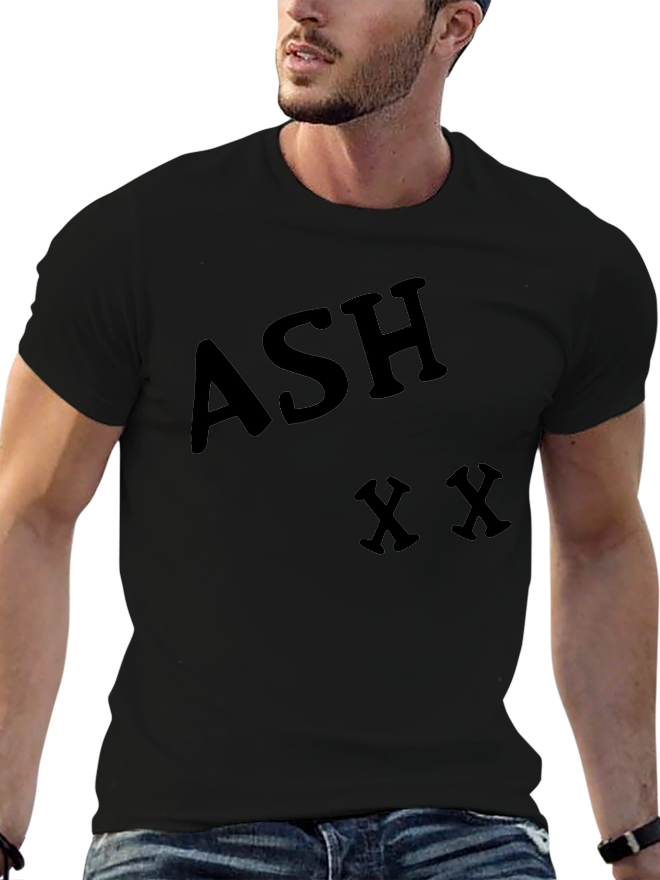 ASH XX Black Graphic Tee - Casual & Cool