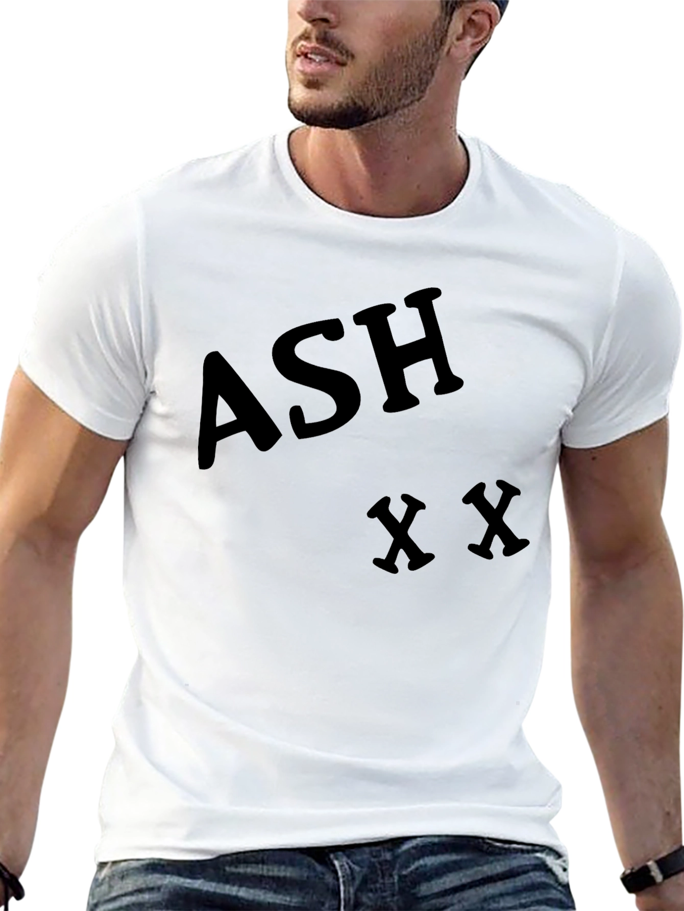 ASH XX Black Graphic Tee - Casual & Cool