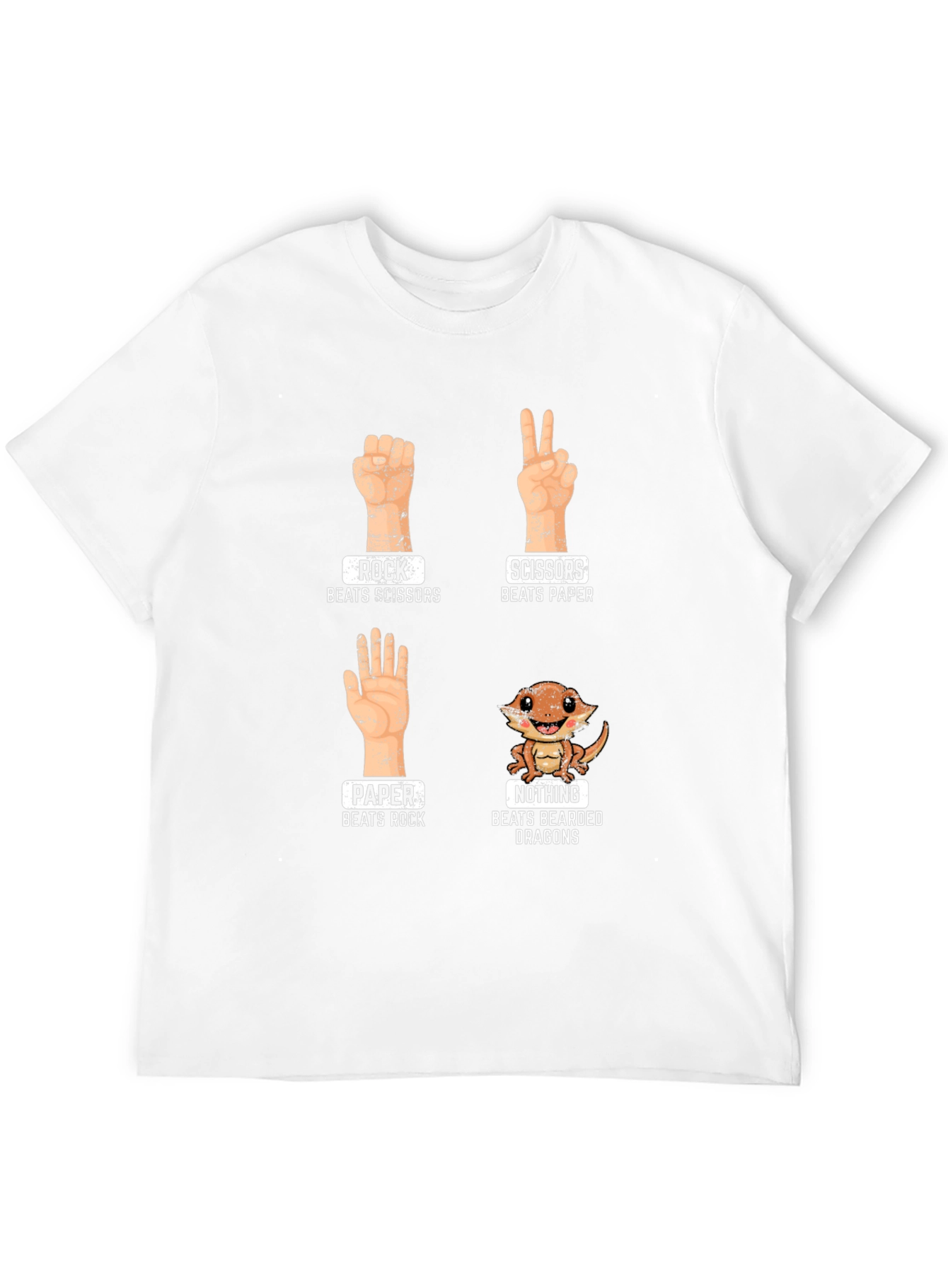 Rock Paper Scissors Bearded Dragon T-Shirt