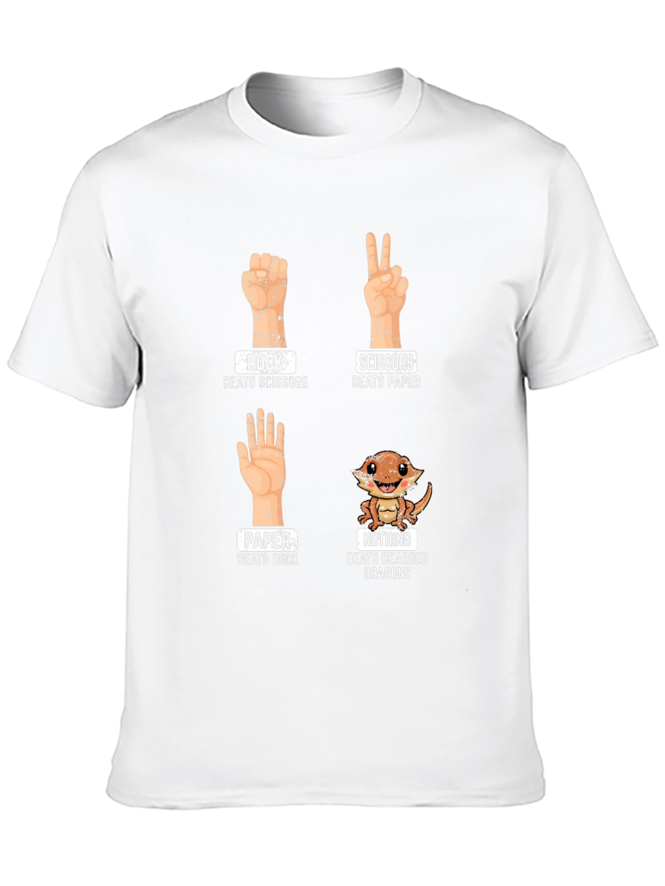 Rock Paper Scissors Bearded Dragon T-Shirt