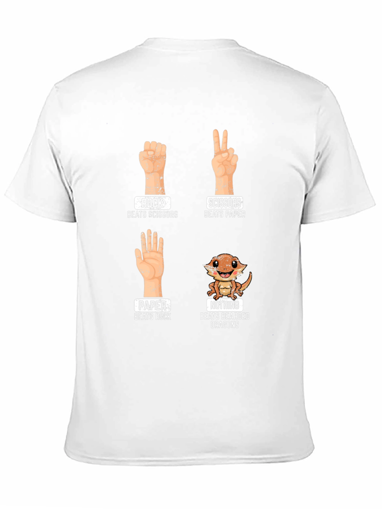 Rock Paper Scissors Bearded Dragon T-Shirt