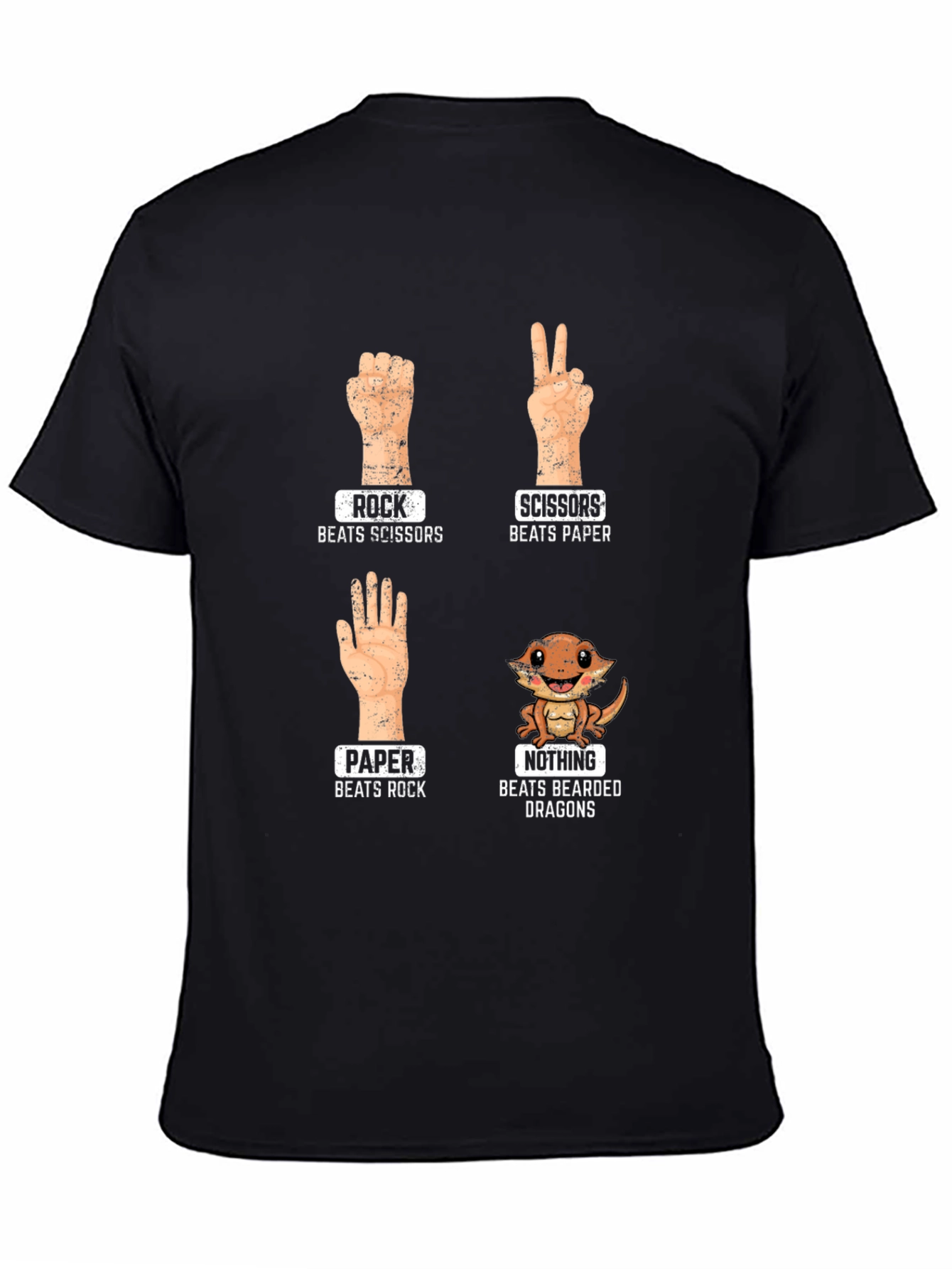 Rock Paper Scissors Bearded Dragon T-Shirt