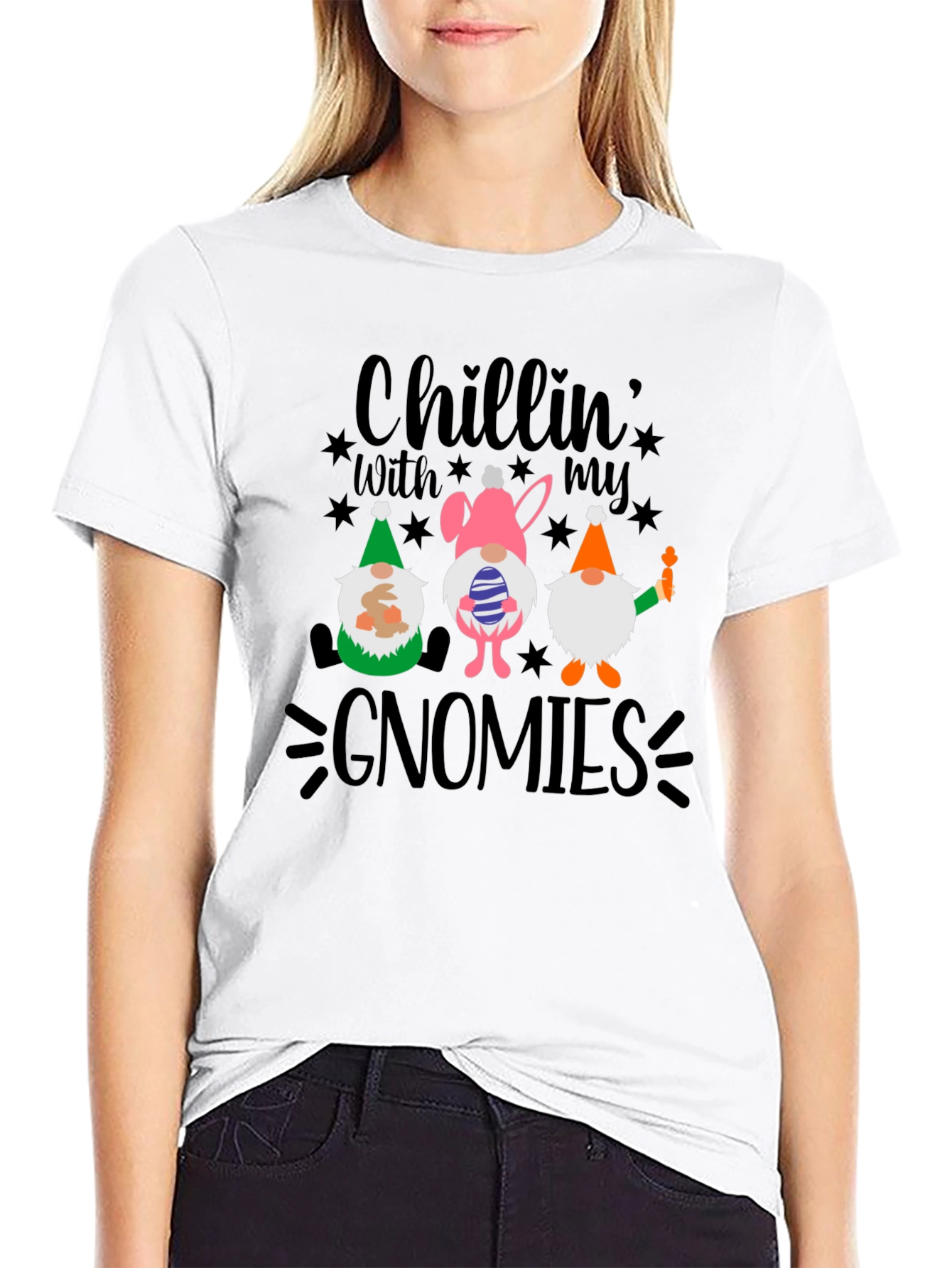 Chillin with My Gnomies Easter T-Shirt