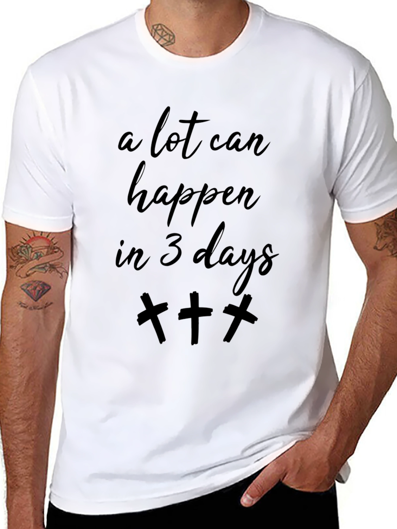 A Lot Can Happen in 3 Days Christian T-Shirt
