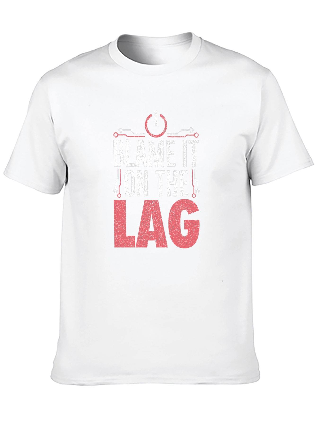 Blame It On The Lag Black Gaming T-Shirt
