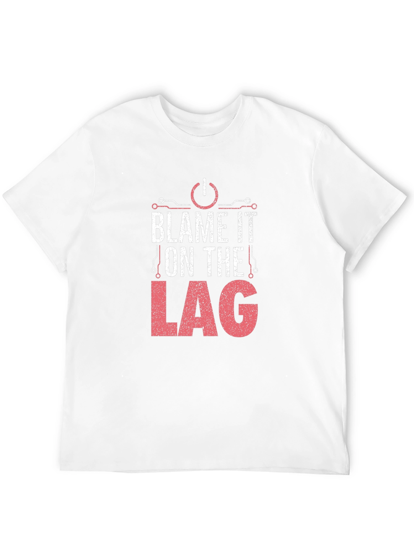 Blame It On The Lag Black Gaming T-Shirt