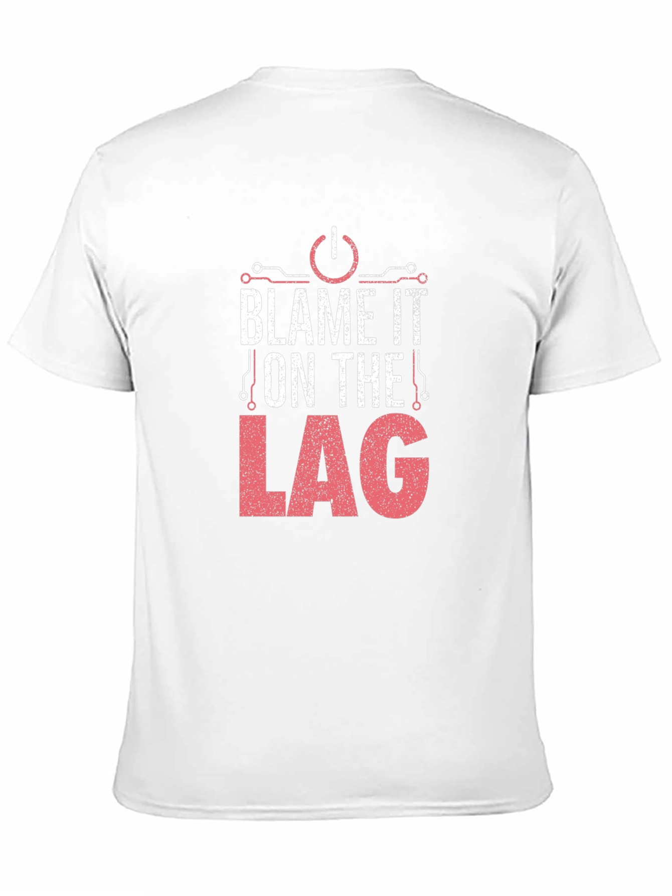 Blame It On The Lag Black Gaming T-Shirt
