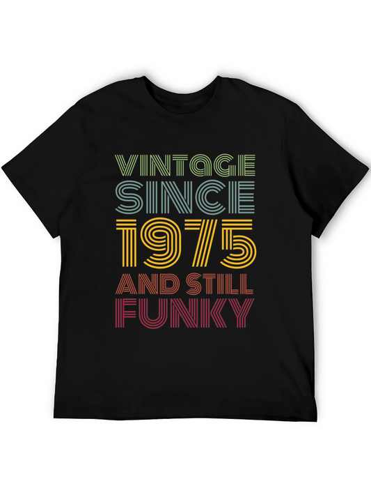 Vintage Since 1975 Funky Graphic T-Shirt