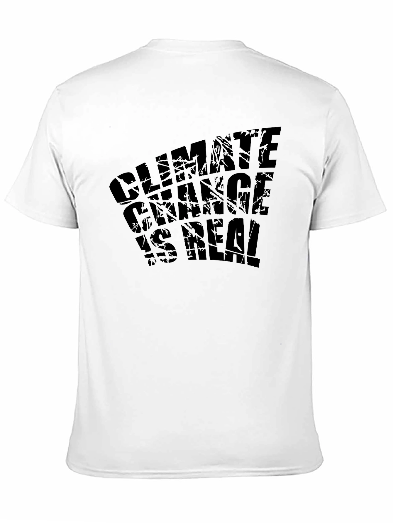 Climate Change is Real Graphic Tee - Black