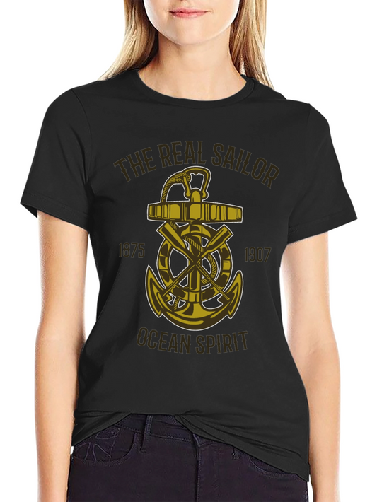 The Real Sailor T-Shirt - Ocean Spirit Anchor Tee