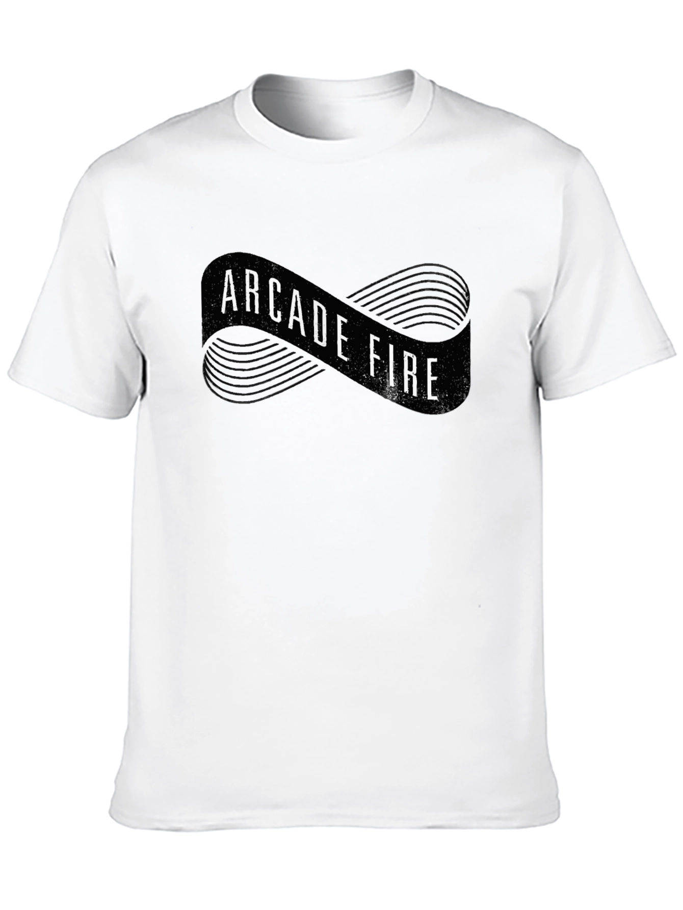 Arcade Fire Infinity Symbol Black T-Shirt