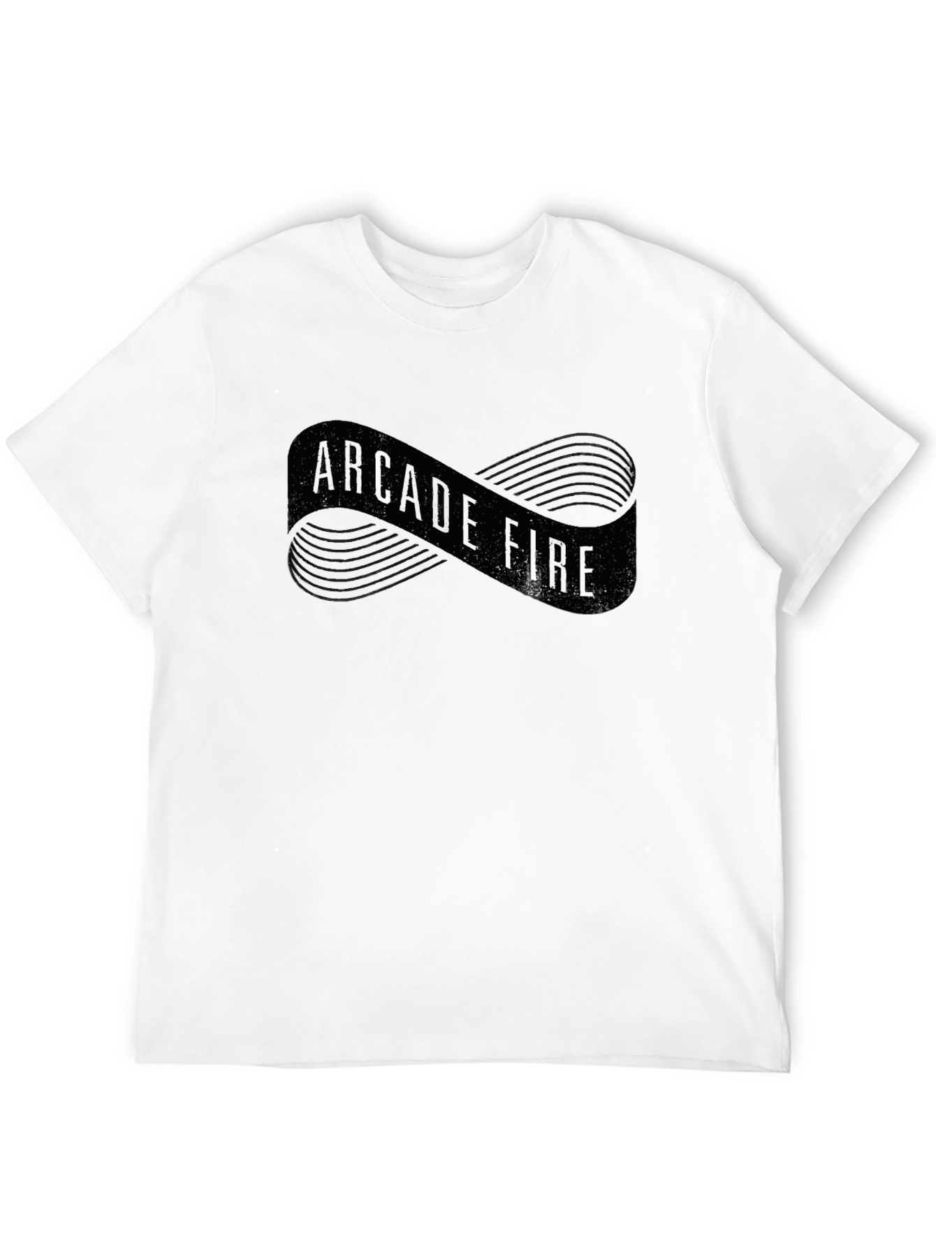 Arcade Fire Infinity Symbol Black T-Shirt