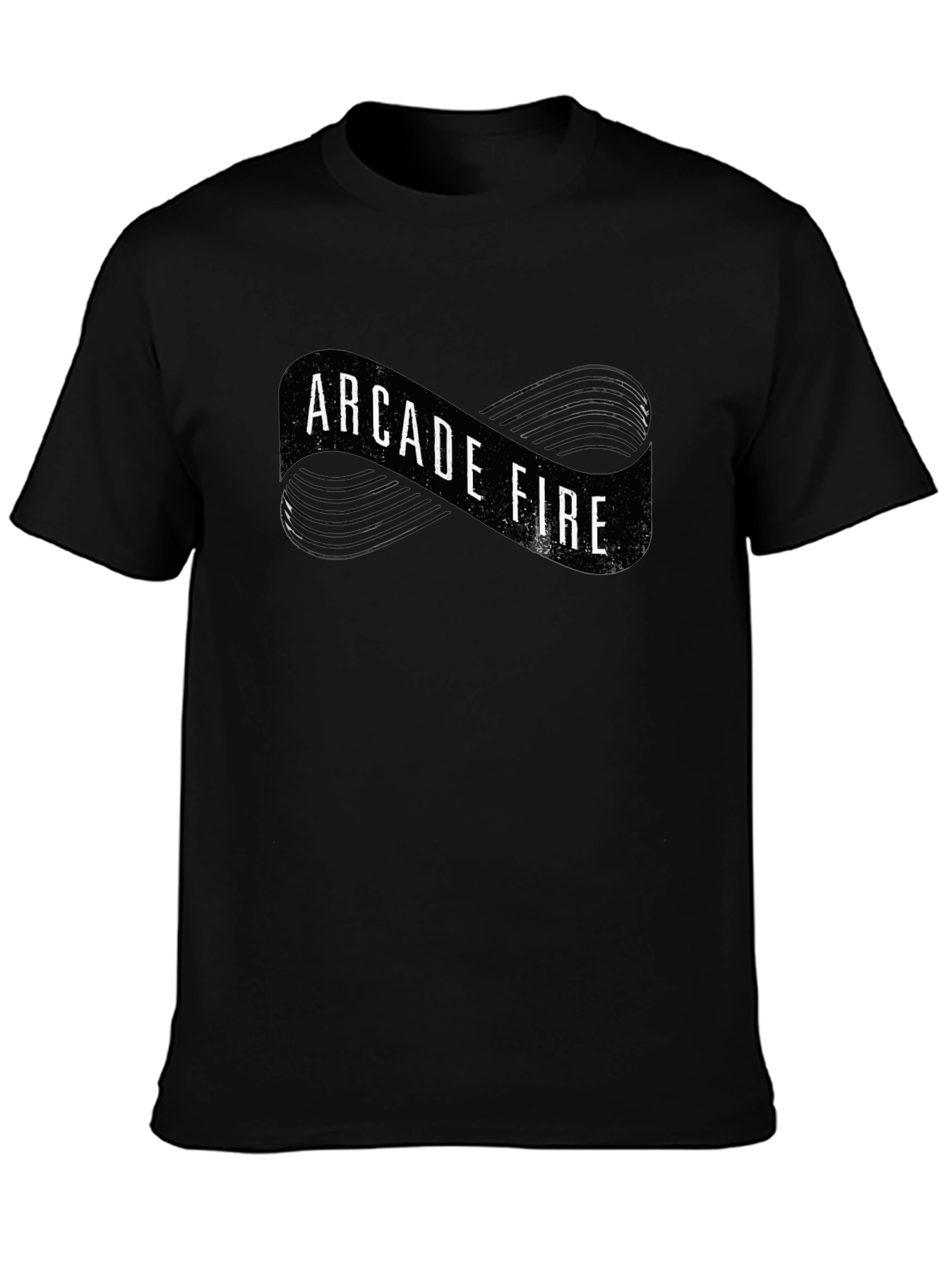 Arcade Fire Infinity Symbol Black T-Shirt