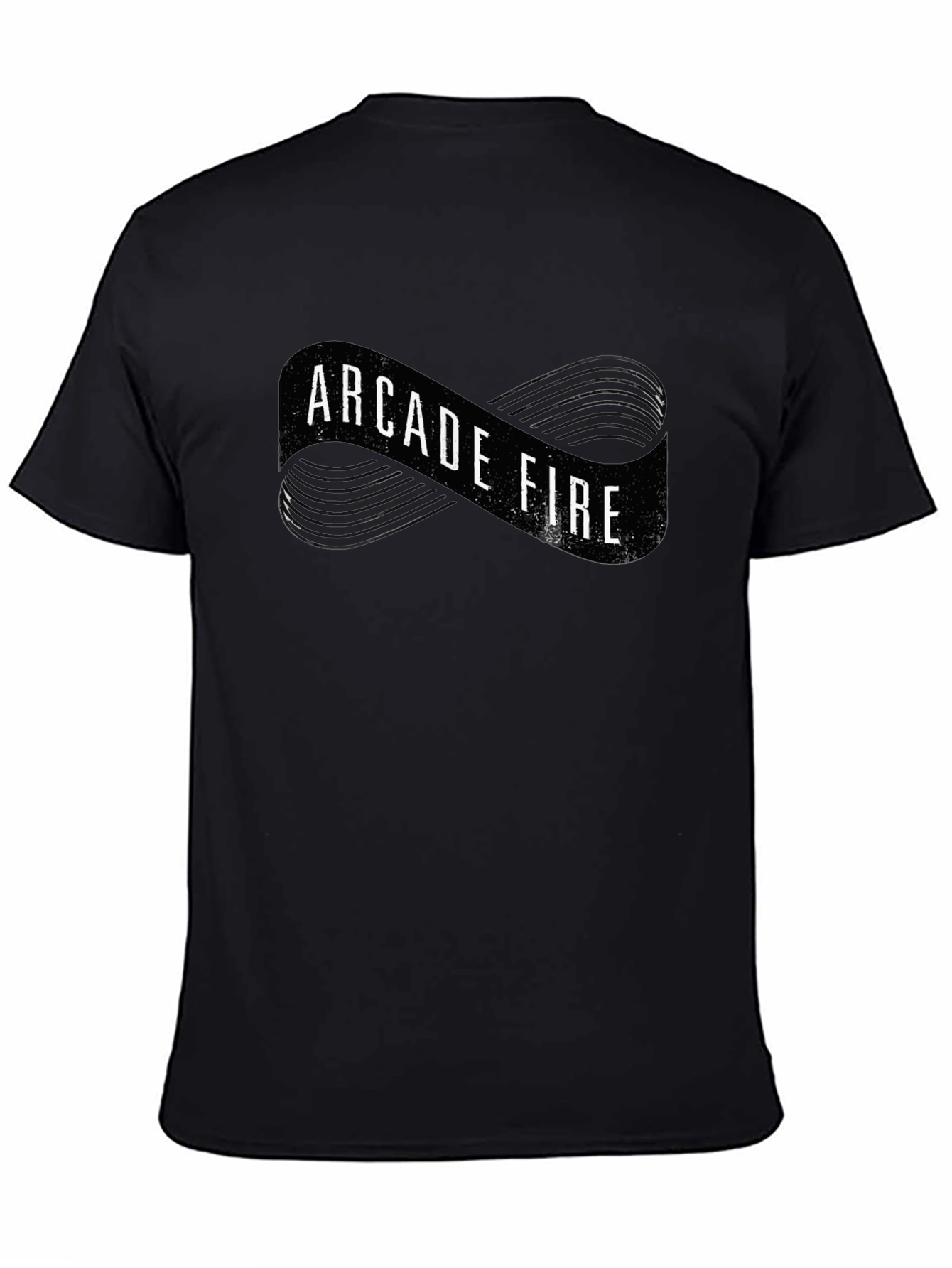 Arcade Fire Infinity Symbol Black T-Shirt