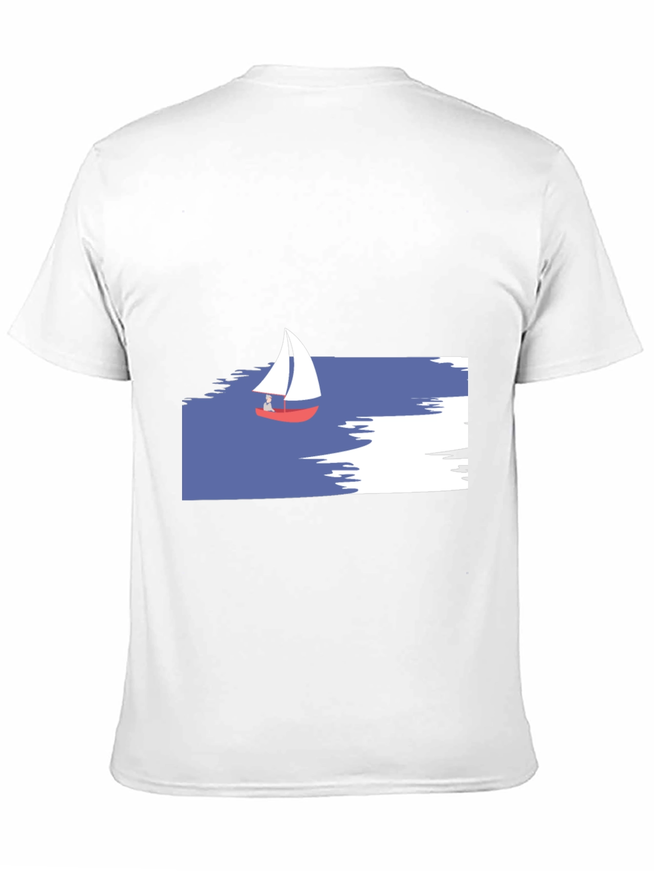 Sailboat Graphic T-Shirt - Black
