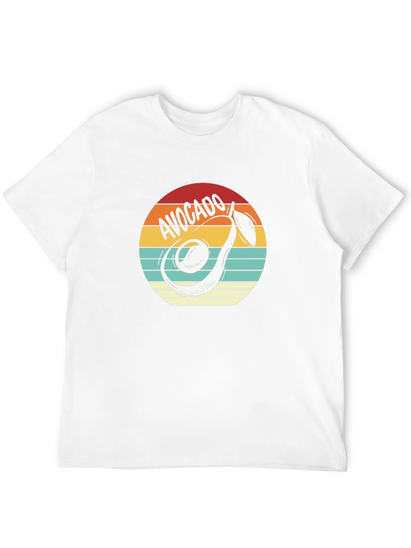 Avocado Retro Graphic Tee - Unisex Black T-Shirt