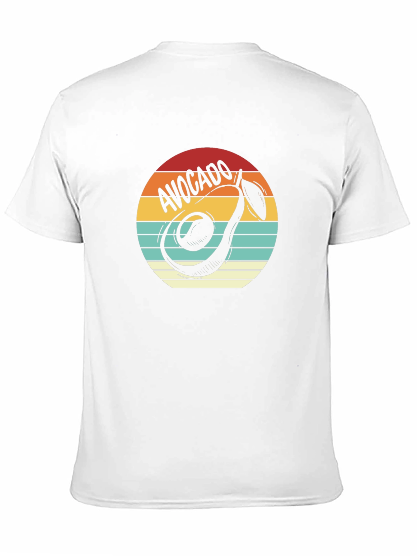 Avocado Retro Graphic Tee - Unisex Black T-Shirt