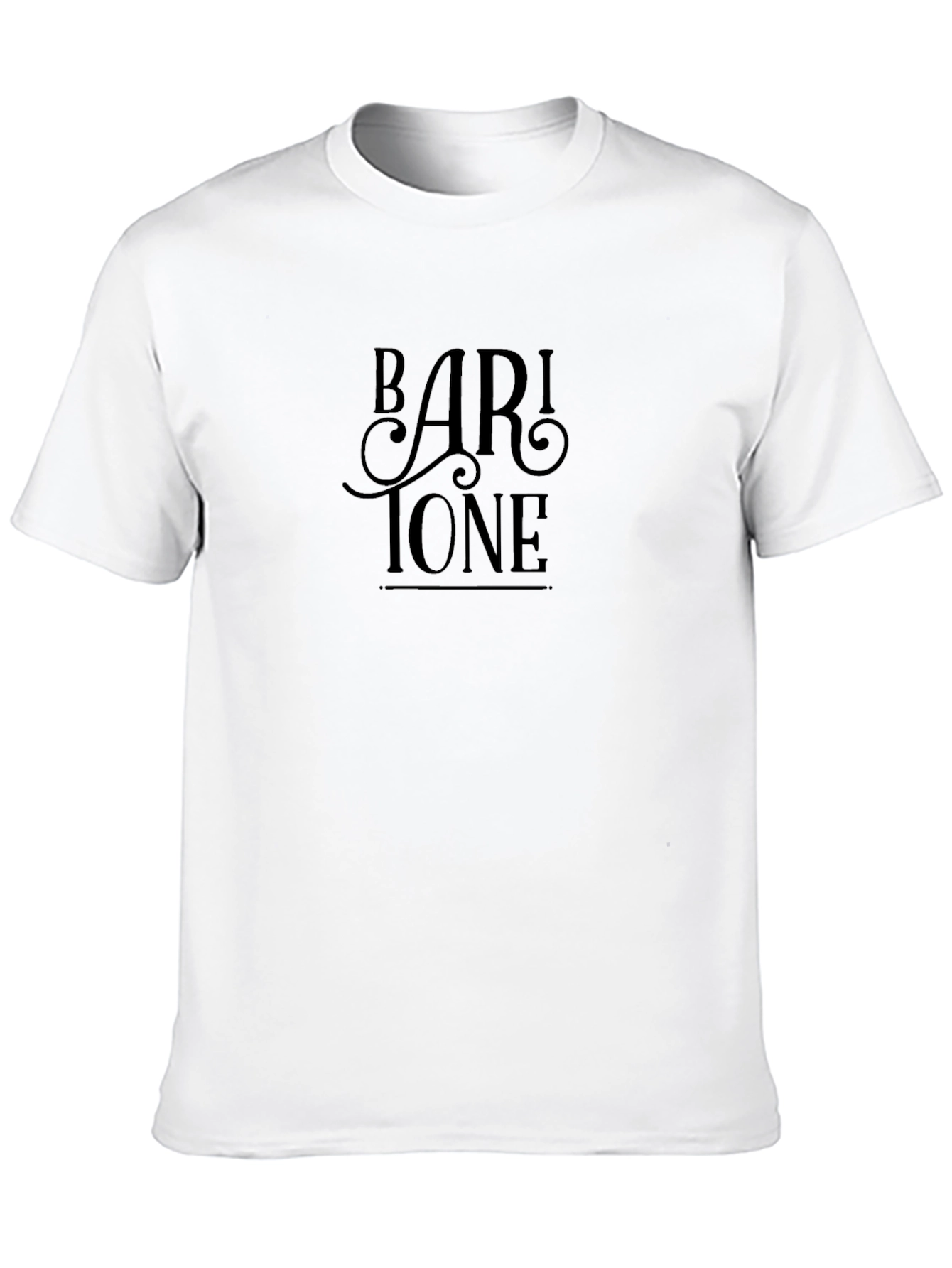 Baritone Graphic T-Shirt - Black Stylish and Comfortable