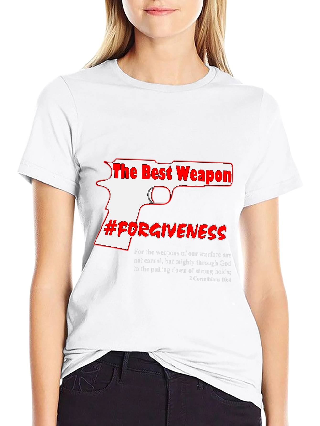 The Best Weapon Forgiveness Graphic Tee