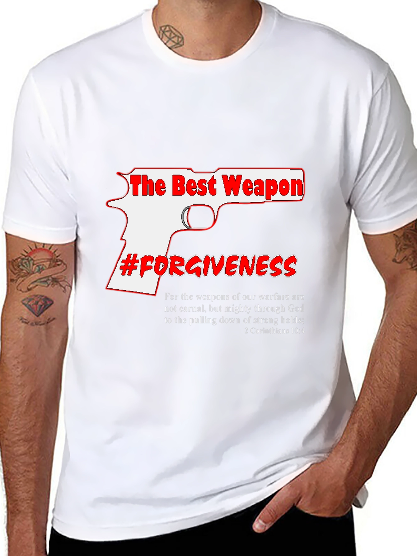The Best Weapon Forgiveness Graphic Tee