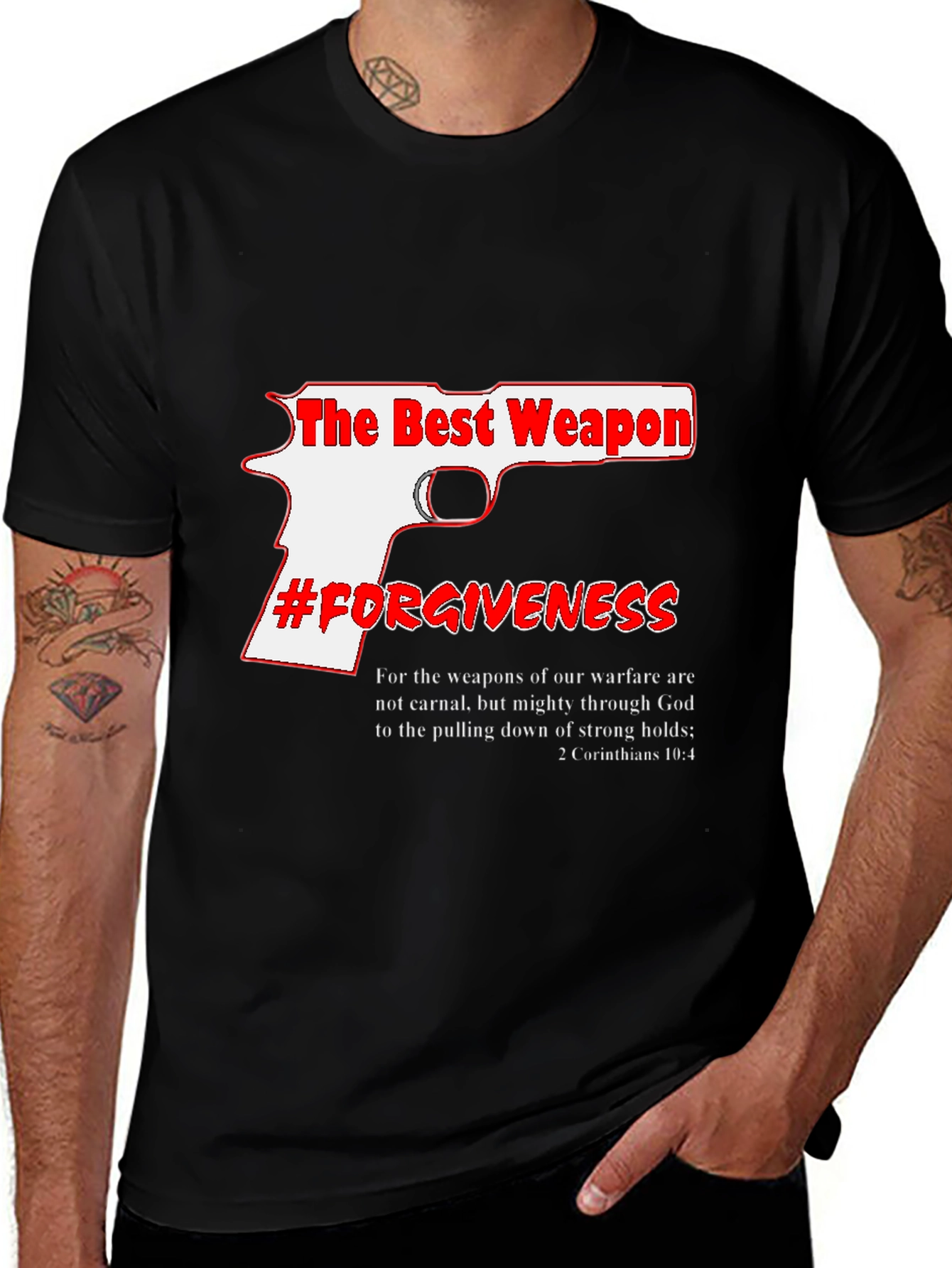 The Best Weapon Forgiveness Graphic Tee