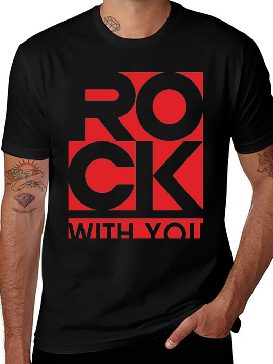 Rock With You Graphic T-Shirt - Black