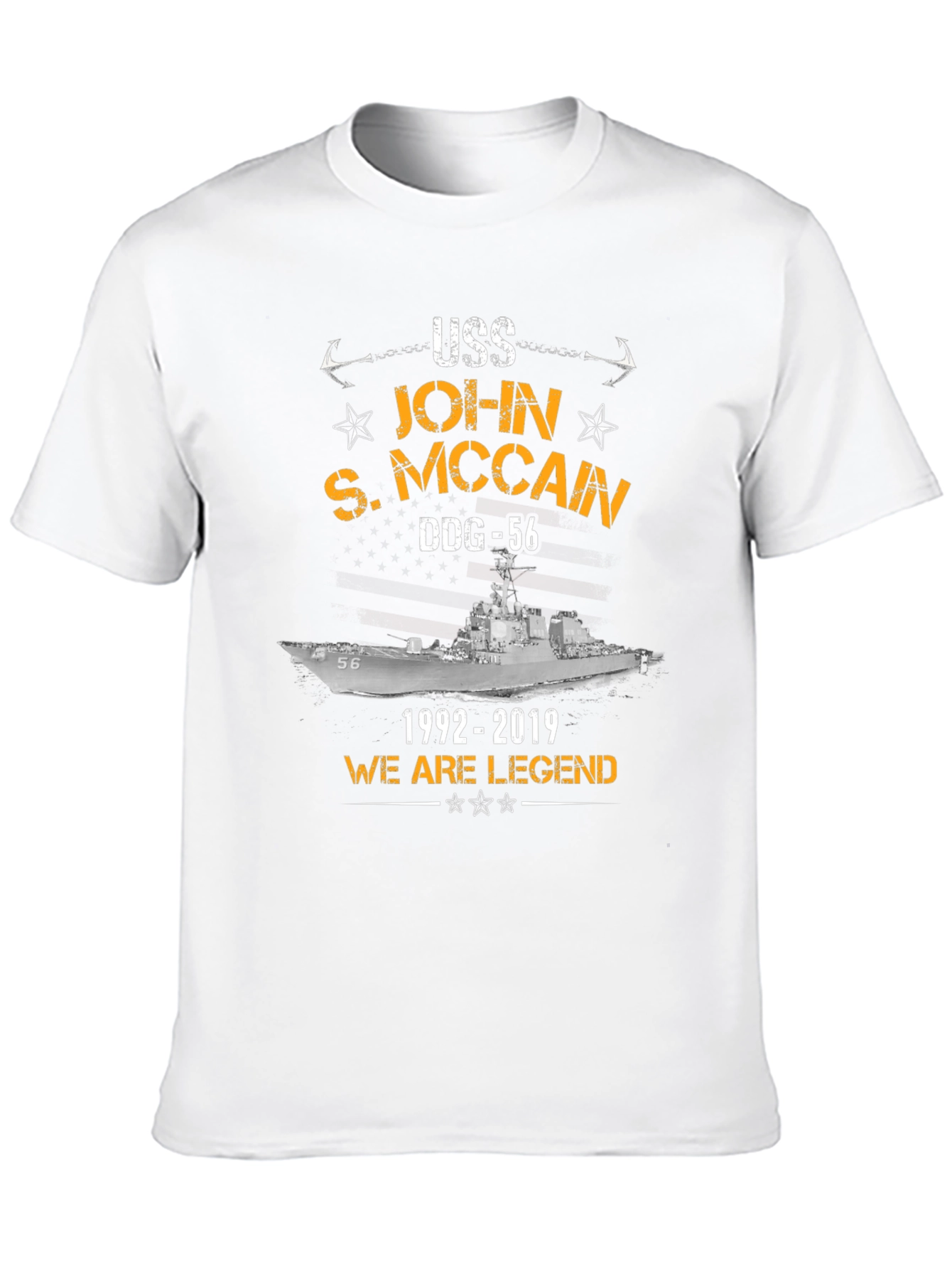 USS John S. McCain DDG-56 Tribute T-Shirt