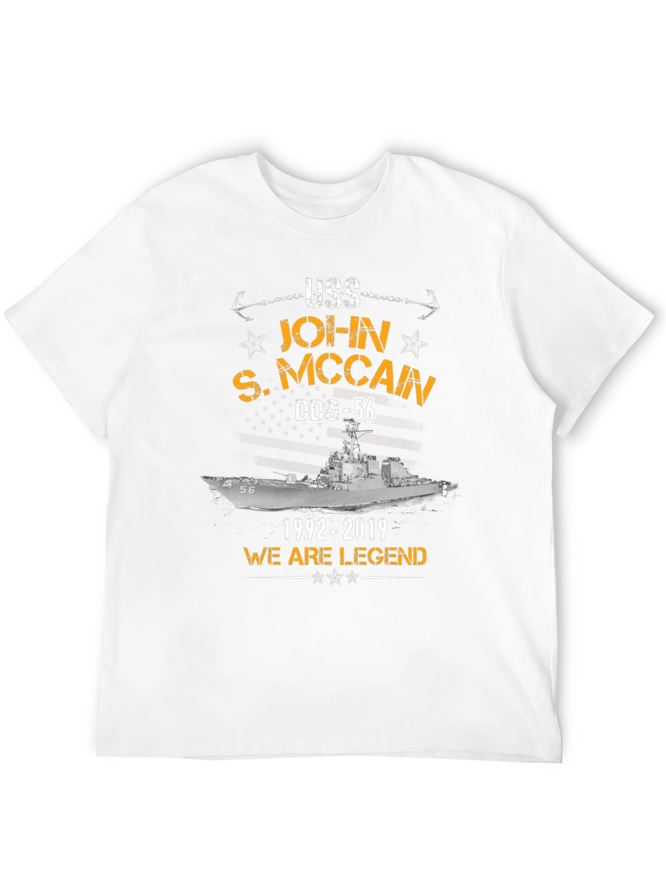 USS John S. McCain DDG-56 Tribute T-Shirt