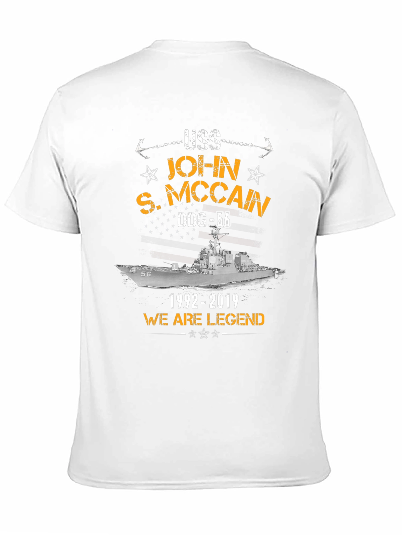 USS John S. McCain DDG-56 Tribute T-Shirt